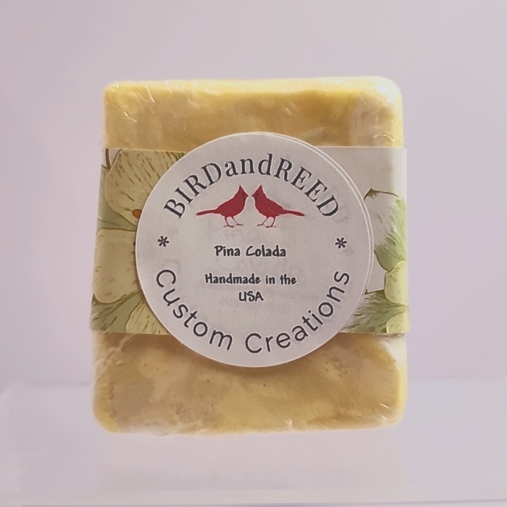 Hand Crafted Made in America Pina Colada Soap 4 oz bar